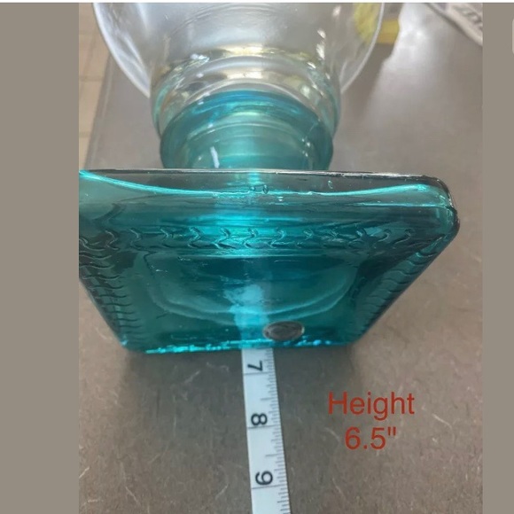 Vidrios San Miguel Pedestal Candle Holder Glass - Picture 3 of 5